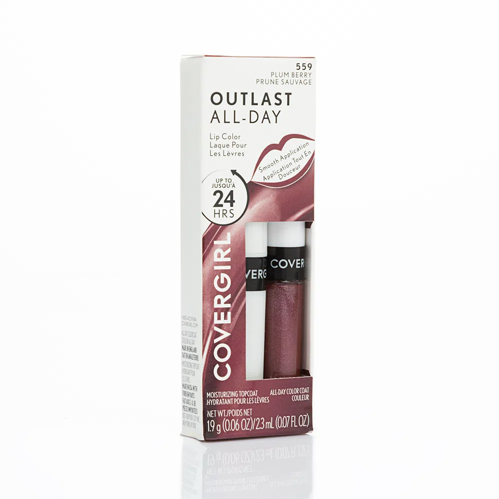 Labial Outlast Color & Gloss Covergirl Plum Berry 